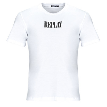 Kleidung Herren T-Shirts Replay M6657 Weiß