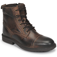 Schuhe Herren Boots Jack & Jones JFW HOWARD LEATHER BOOT Kognac