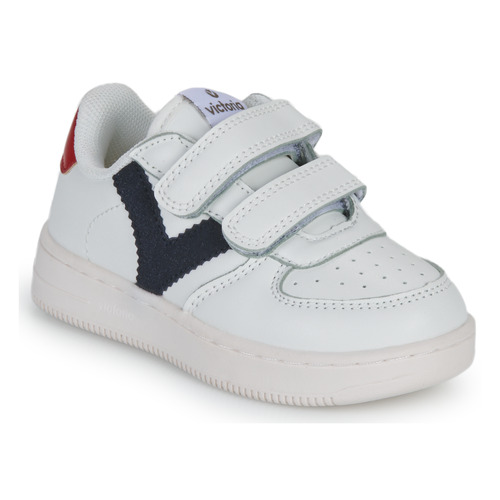 Schuhe Kinder Sneaker Low Victoria  Weiß / Blau / Rot