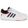 Schuhe Herren Sneaker Low Adidas Sportswear HOOPS 3.0 Weiß / Marineblau / Rot