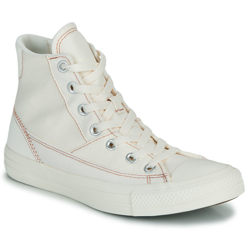 Schuhe Damen Sneaker High Converse CHUCK TAYLOR ALL STAR PATCHWORK Weiß