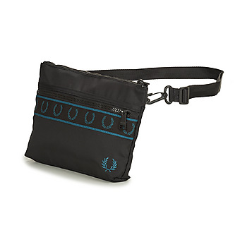 Fred Perry CONTRAST TAPE SACOCHE BAG Schwarz