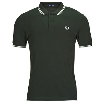Kleidung Herren Polohemden Fred Perry TWIN TIPPED FRED PERRY SHIRT Weiß
