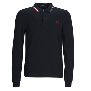 Vêtements Homme Polos manches longues Fred Perry LS TWIN TIPPED SHIRT 
