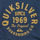 Kleidung Jungen Langarmshirts Quiksilver CIRCLED SCRIPT FRONT LS Marineblau