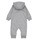 Kleidung Kinder Overalls / Latzhosen Adidas Sportswear 3S FT ONESIE Grau / Weiß
