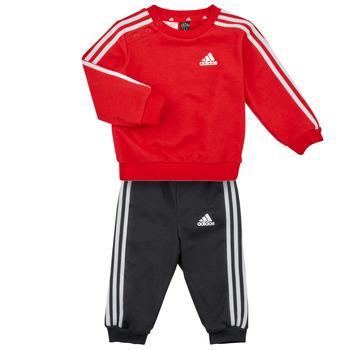 Kleidung Jungen Kleider & Outfits Adidas Sportswear 3S JOG Rot / Weiß