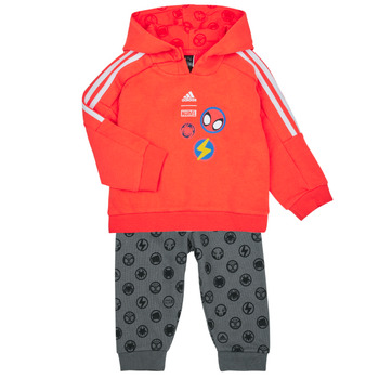 Kleidung Kinder Kleider & Outfits Adidas Sportswear DY SM JOG Rot / Weiß / Grau