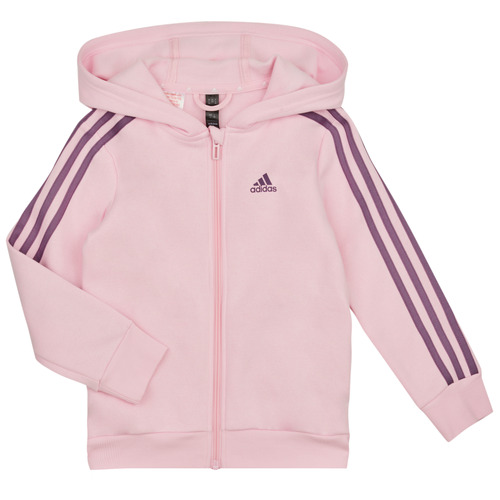 Kleidung Mädchen Sweatshirts Adidas Sportswear LK 3S FL FZ HD  