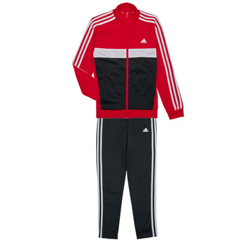 Kleidung Jungen Jogginganzüge Adidas Sportswear 3S TIBERIO TS Rot / Weiß