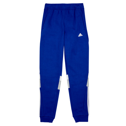 Kleidung Jungen Jogginghosen Adidas Sportswear 3S TIB PT Blau / Grau / Weiß