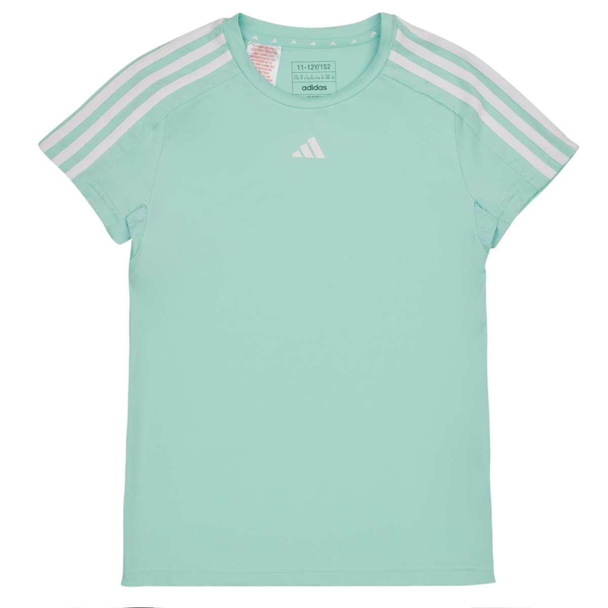 Kleidung Mädchen T-Shirts adidas Performance TR-ES 3S T Blau / Weiß