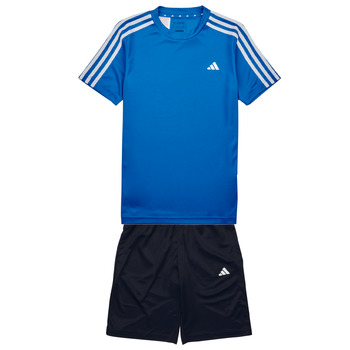 Kleidung Jungen Jogginganzüge adidas Performance TR-ES 3S TSET Blau / Weiß