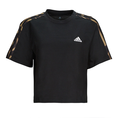 Kleidung Damen T-Shirts Adidas Sportswear VIBAOP 3S CRO T Gold
