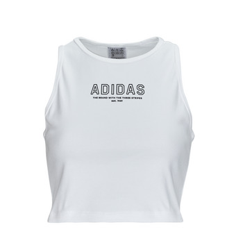 Abbigliamento Donna T-shirt maniche corte Adidas Sportswear Crop Top WHITE 