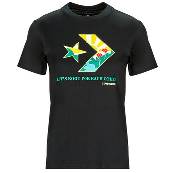 Abbigliamento Donna T-shirt maniche corte Converse STAR CHEVRON INFILL CREW T-SHIRT 