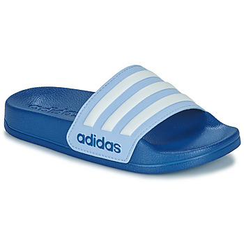 Schuhe Jungen Pantoletten Adidas Sportswear ADILETTE SHOWER K Blau / Weiß