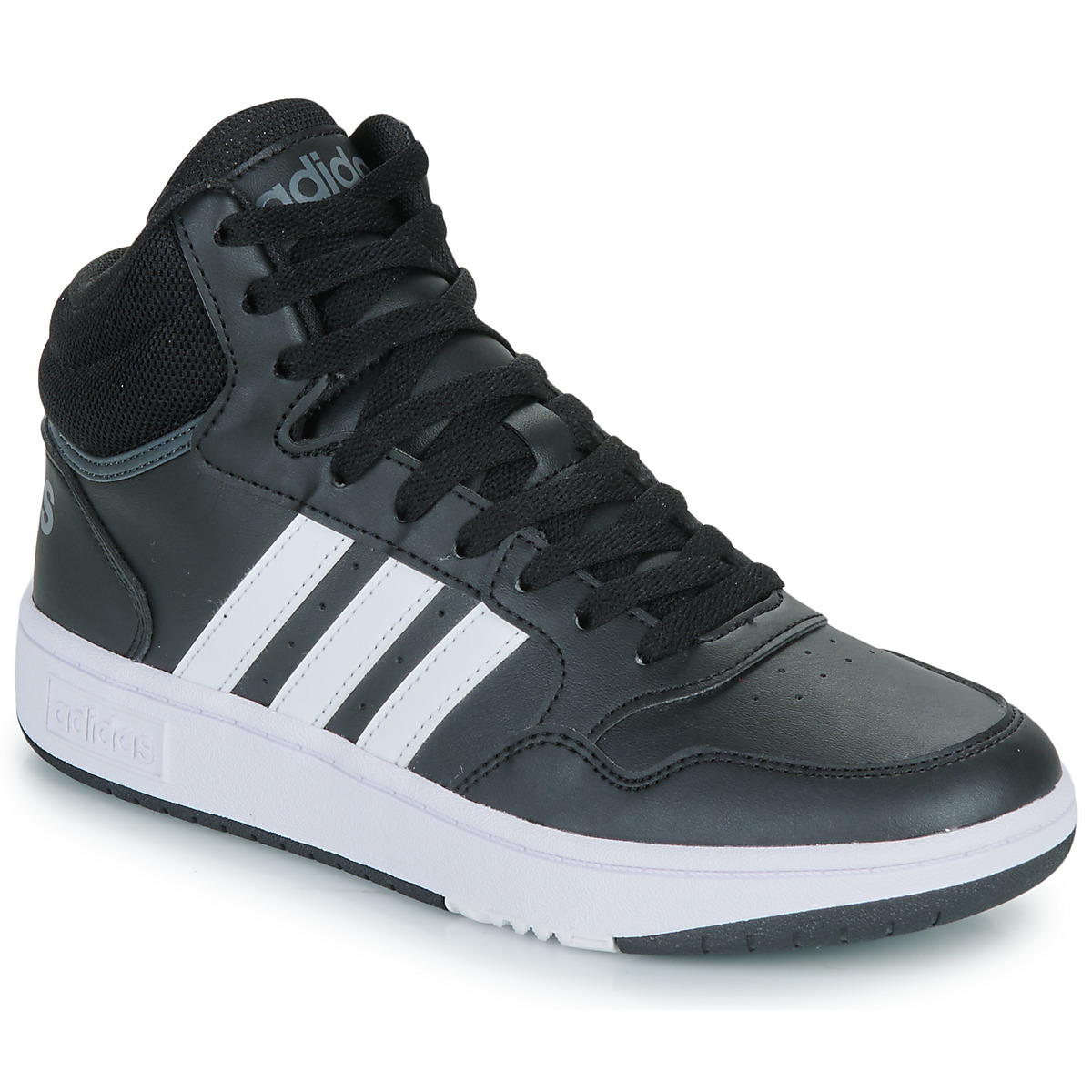 Schuhe Kinder Sneaker High Adidas Sportswear HOOPS MID 3.0 K Weiß