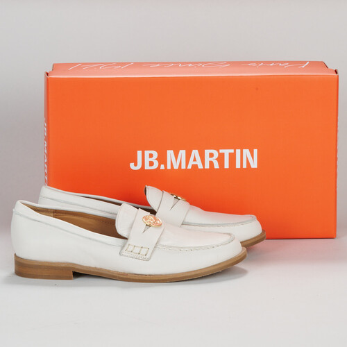 Schuhe Damen Slipper JB Martin LONDRES Weiß