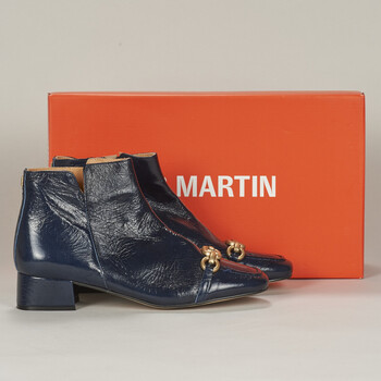Schuhe Damen Low Boots JB Martin VALERIE Marineblau