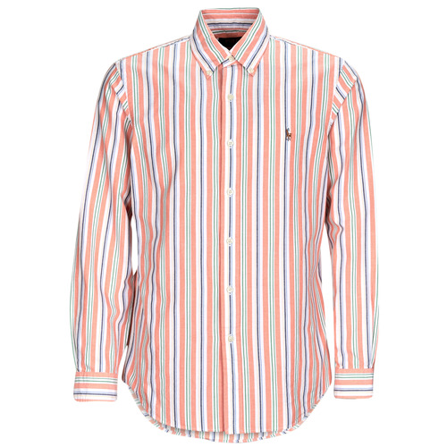 Kleidung Herren Langärmelige Hemden Polo Ralph Lauren CHEMISE COUPE DROITE EN OXFORD Bunt