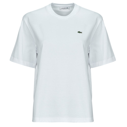 Kleidung Damen T-Shirts Lacoste TF7215 Weiß