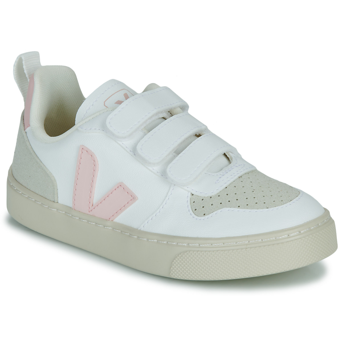 Schuhe Mädchen Sneaker Low Veja SMALL V-10 Weiß