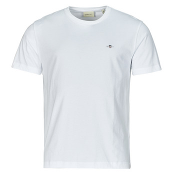Kleidung Herren T-Shirts Gant REG SHIELD SS T-SHIRT Weiß