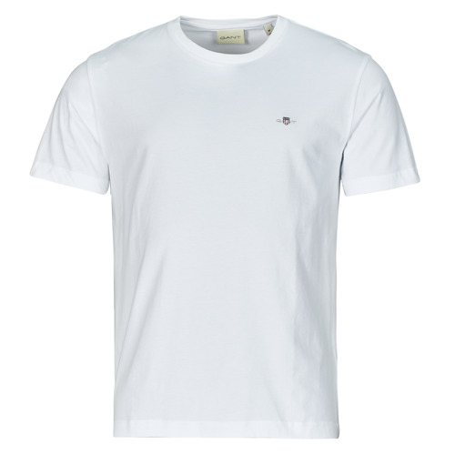 Kleidung Herren T-Shirts Gant REG SHIELD SS T-SHIRT Weiß