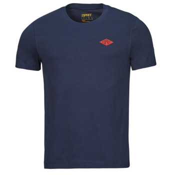 Kleidung Herren T-Shirts Esprit OCS AW CN SSL Marineblau