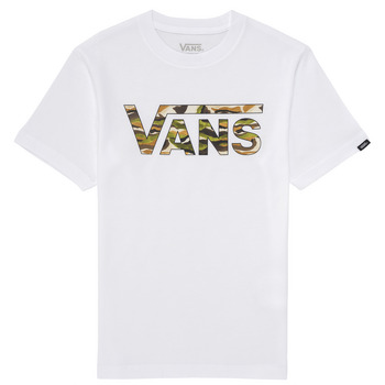 Kleidung Jungen T-Shirts Vans BY VANS CLASSIC LOGO FILL Weiß