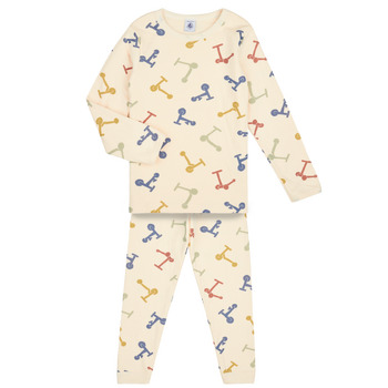 Kleidung Jungen Pyjamas/ Nachthemden Petit Bateau MAMOURS Bunt