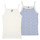 Kleidung Mädchen Tops Petit Bateau A0A4D X2 Blau / Weiß