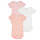Kleidung Mädchen Pyjamas/ Nachthemden Petit Bateau LOT X3 Weiß