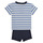 Kleidung Jungen Kleider & Outfits Petit Bateau MEDERIC Marineblau / Beige
