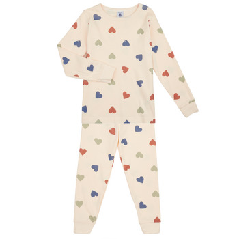 Kleidung Kinder Pyjamas/ Nachthemden Petit Bateau MAMIE Beige