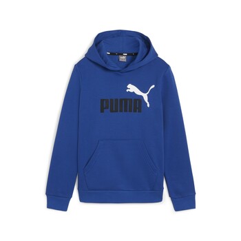 Kleidung Jungen Sweatshirts Puma ESS+ 2 COL BIG LOGO HOODIE FL B Blau