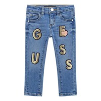 Kleidung Mädchen Slim Fit Jeans Guess K4RA02 Blau