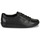 Chaussures Femme Baskets basses Ecco Soft 2.0 Black Feather with Black Sole 