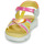 Schuhe Mädchen Sandalen / Sandaletten Agatha Ruiz de la Prada SANDALIA CORAZON Weiß / Bunt