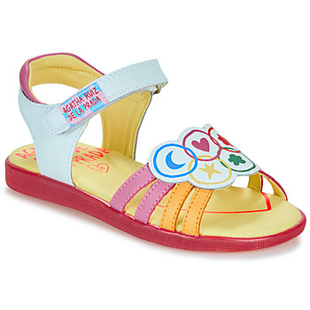 Schuhe Mädchen Sandalen / Sandaletten Agatha Ruiz de la Prada SANDALIA OLIMPIADAS Weiß / Bunt