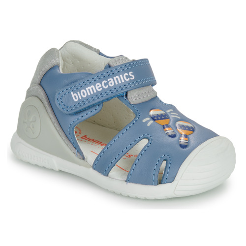 Schuhe Kinder Sandalen / Sandaletten Biomecanics SANDALIA MARACAS Blau