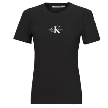 Vêtements Femme T-shirts manches courtes Calvin Klein Jeans MONOLOGO SLIM TEE 