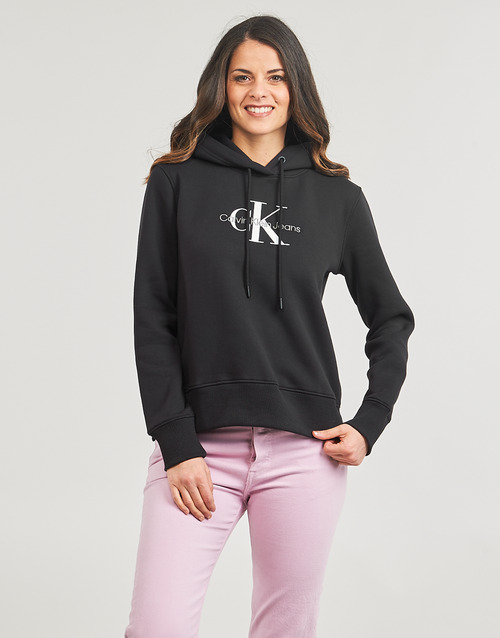 Calvin Klein Jeans MONOLOGO REGULAR HOODIE - Kleidung Sweatshirts Damen CHF
