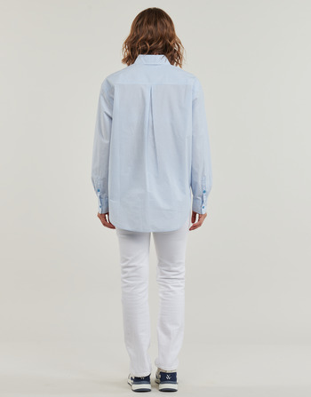 Calvin Klein Jeans WOVEN LABEL RELAXED SHIRT Blau