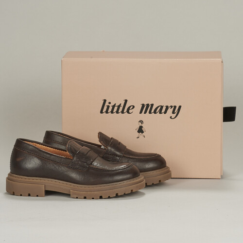 Schuhe Mädchen Slipper Little Mary MARILOU Braun,