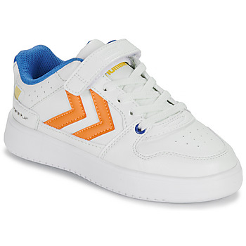 Schuhe Kinder Sneaker Low hummel ST. POWER PLAY JR Weiß / Orange