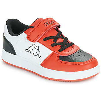 Schuhe Jungen Sneaker Low Kappa MALONE KID Weiß / Rot