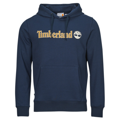 Kleidung Herren Sweatshirts Timberland Linear Logo Hoodie Marineblau