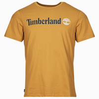 Kleidung Herren T-Shirts Timberland Linear Logo Short Sleeve Tee Kamel